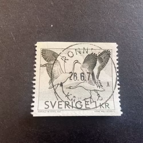 Trandans facit nr 621 lyxstämplat RONNEBY