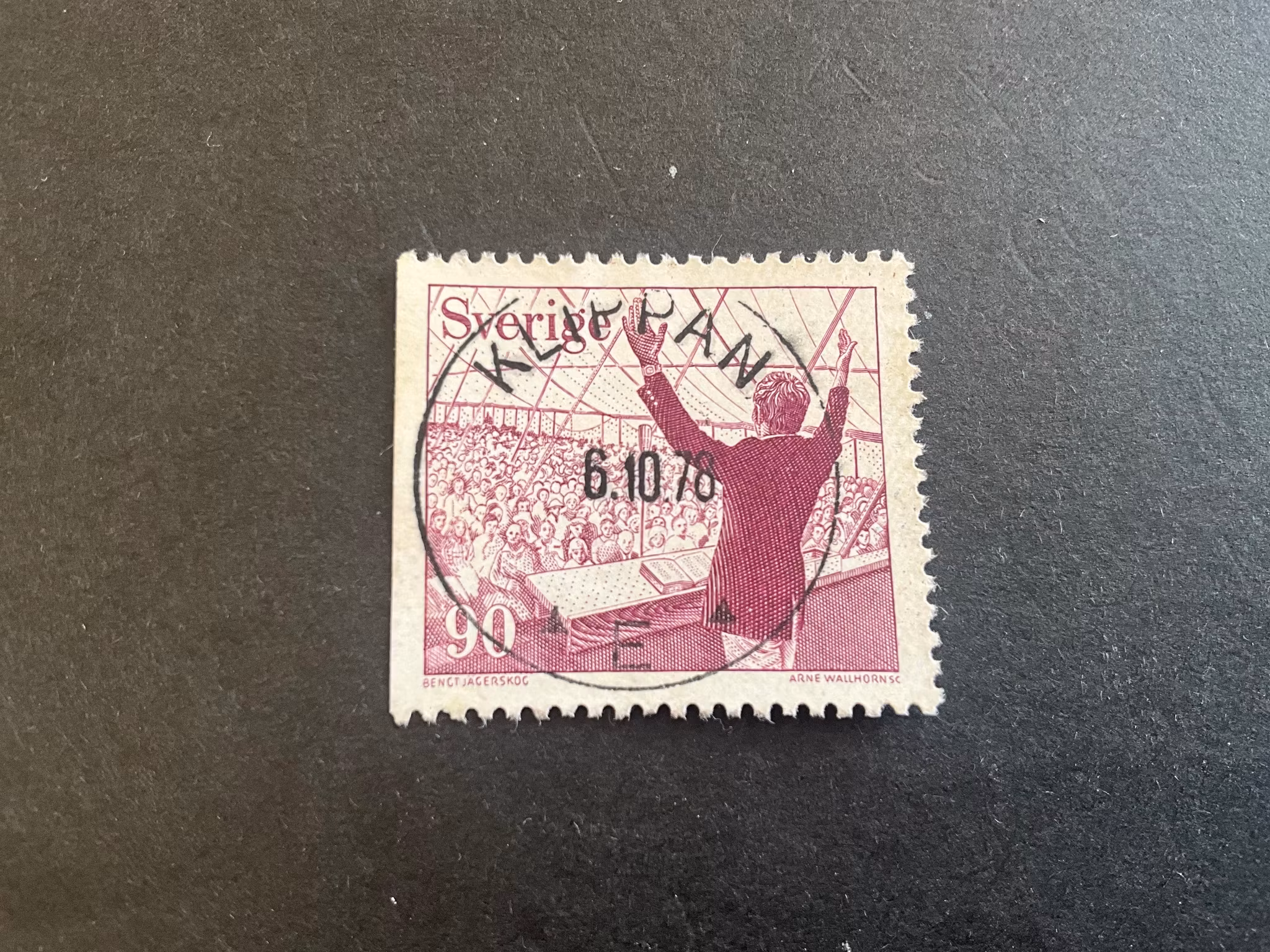 Kristna samfund facit nr 1033 B1 lyxstämplat KLIPPAN