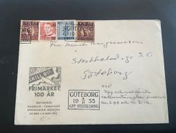 Göteborgsutställningen med danskt frimärke