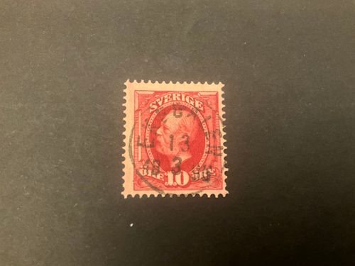 Oscar II facit nr 54 praktstämplat EKEDALEN
