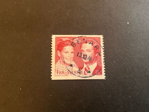 Kungabröllop facit nr 969 A praktstämplat GENARP