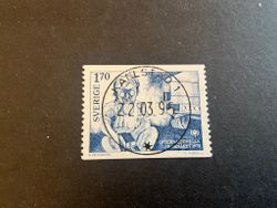 Internationella barnpret facit nr 1072 lyxstämplat KARLSTAD 1