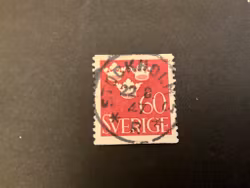 Tre kronor facit nr 286 praktstämplat STOCKHOLM 3
