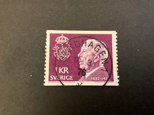 Gustaf VI Adolf facit nr 844  praktstämplat BANDHAGEN 1