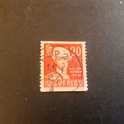 Nationalmuseum 150 år facit nr 338 A praktstämplat PKP 227 A