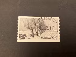 Naturmotiv facit nr 818 praktstämplat HARPLINGE