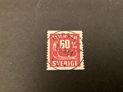 Hällristningar facit nr 460 praktstämplat UPPSALA 6