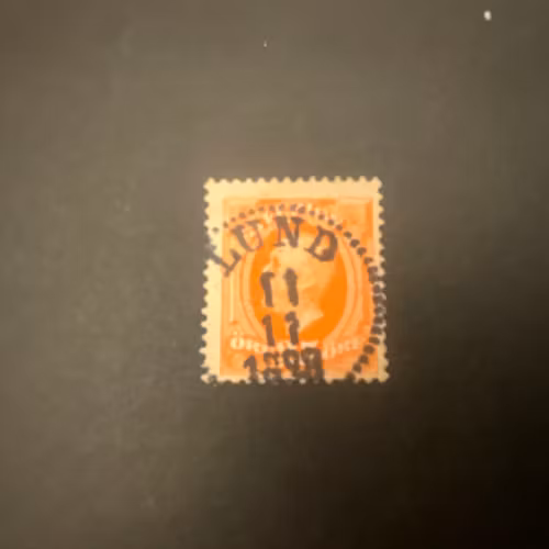 Oscar II facit nr 57 praktstämplat LUND
