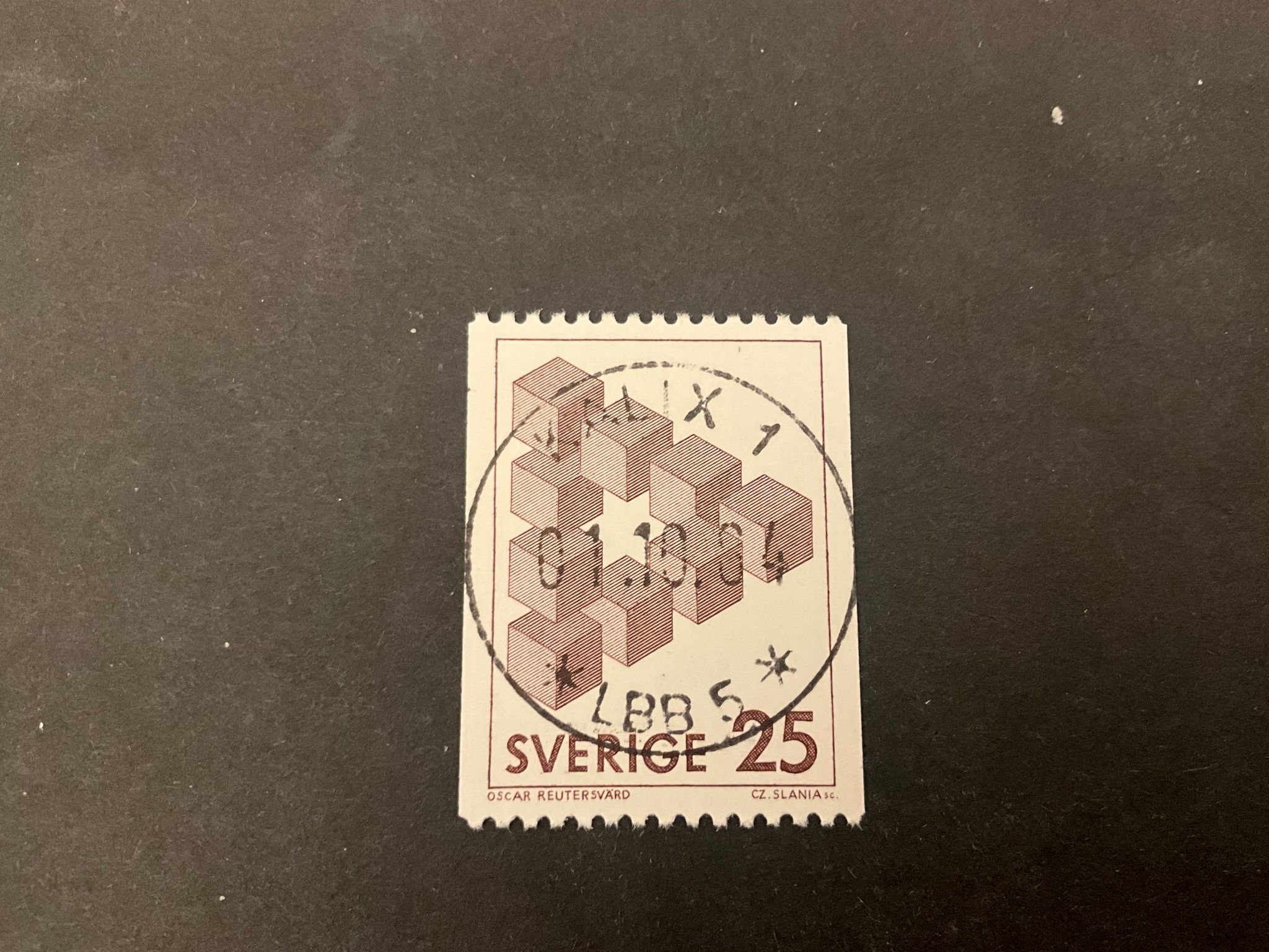 Omöjluga figurer facit 1199 lyxstämplat KALIX 1 *LBB 5*