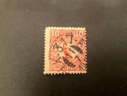 Gustaf V i medaljong fin stämpel PLK 317 A