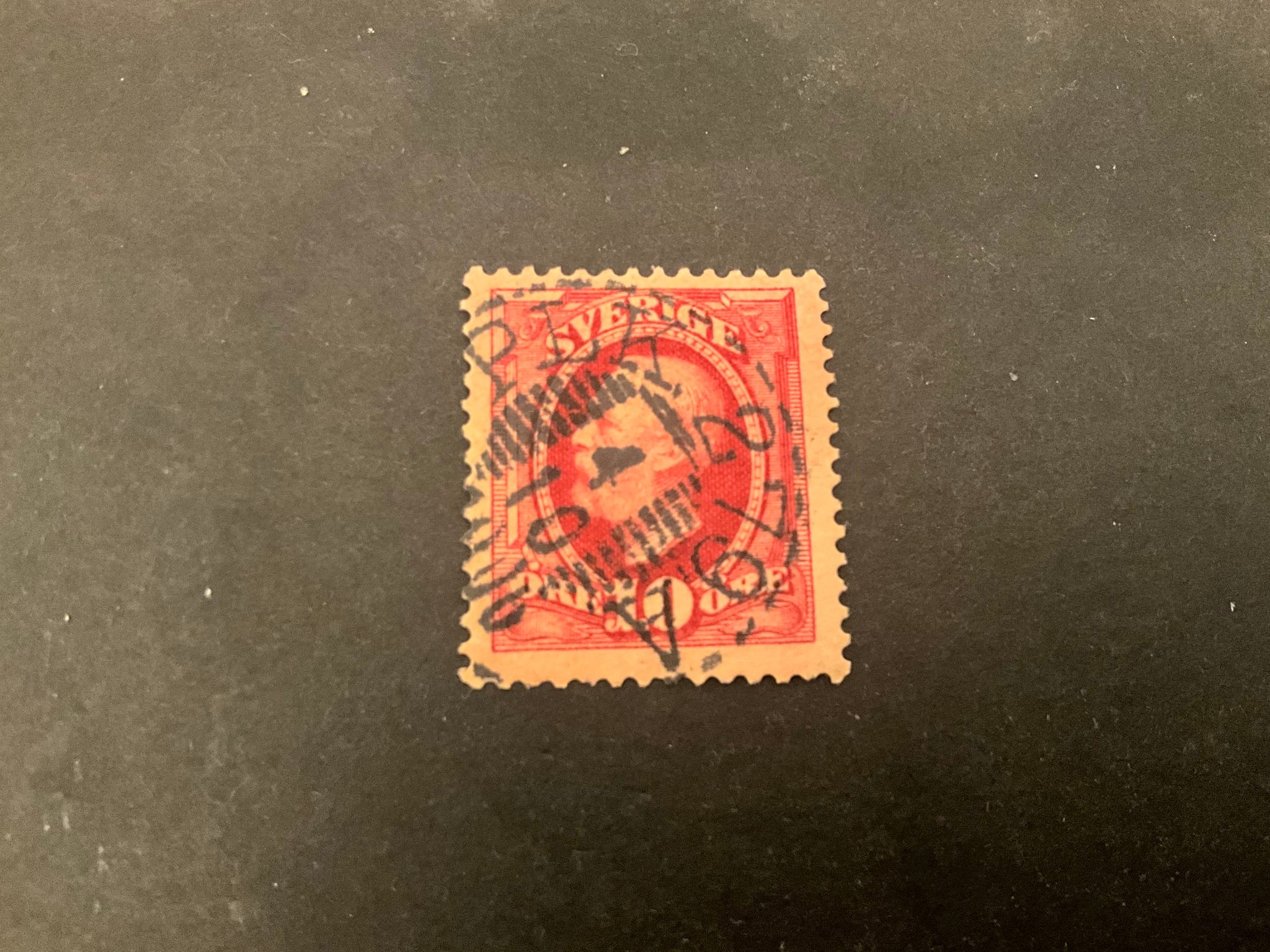 Oscar II facit nr 54 fin stämpel PLK 279 A