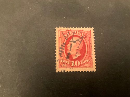Oscar II facit nr 54 praktstämplat VIA
