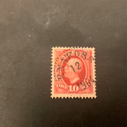 Oscar II facit nr 54 praktstämplat ENAFORS