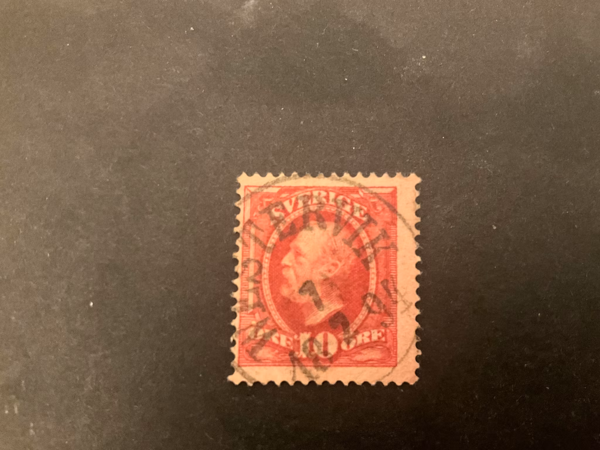 Oscar II facit nr 54 praktstämplat WESTERVIK