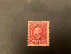 Oscar II facit nr 54 praktstämplat WESTERVIK