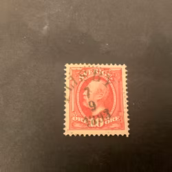 Oscar II facit 54 praktstämplat FLISBY