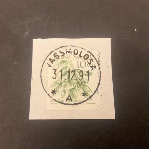 Frukter facit 1242 lyxstämplat på klipp VASSMOSLÖSA , sista dag