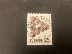 Omöjliga figurer facit 1199 lyxstämplat JÖNKÖPING 10