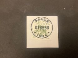 Frukter facit 1242 lyxstämplat på klipp ÅSEDA *LBB4*