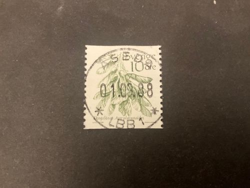 Frukter facit nr 1242 lyxstämplat ÅSEDA *LBB 1*