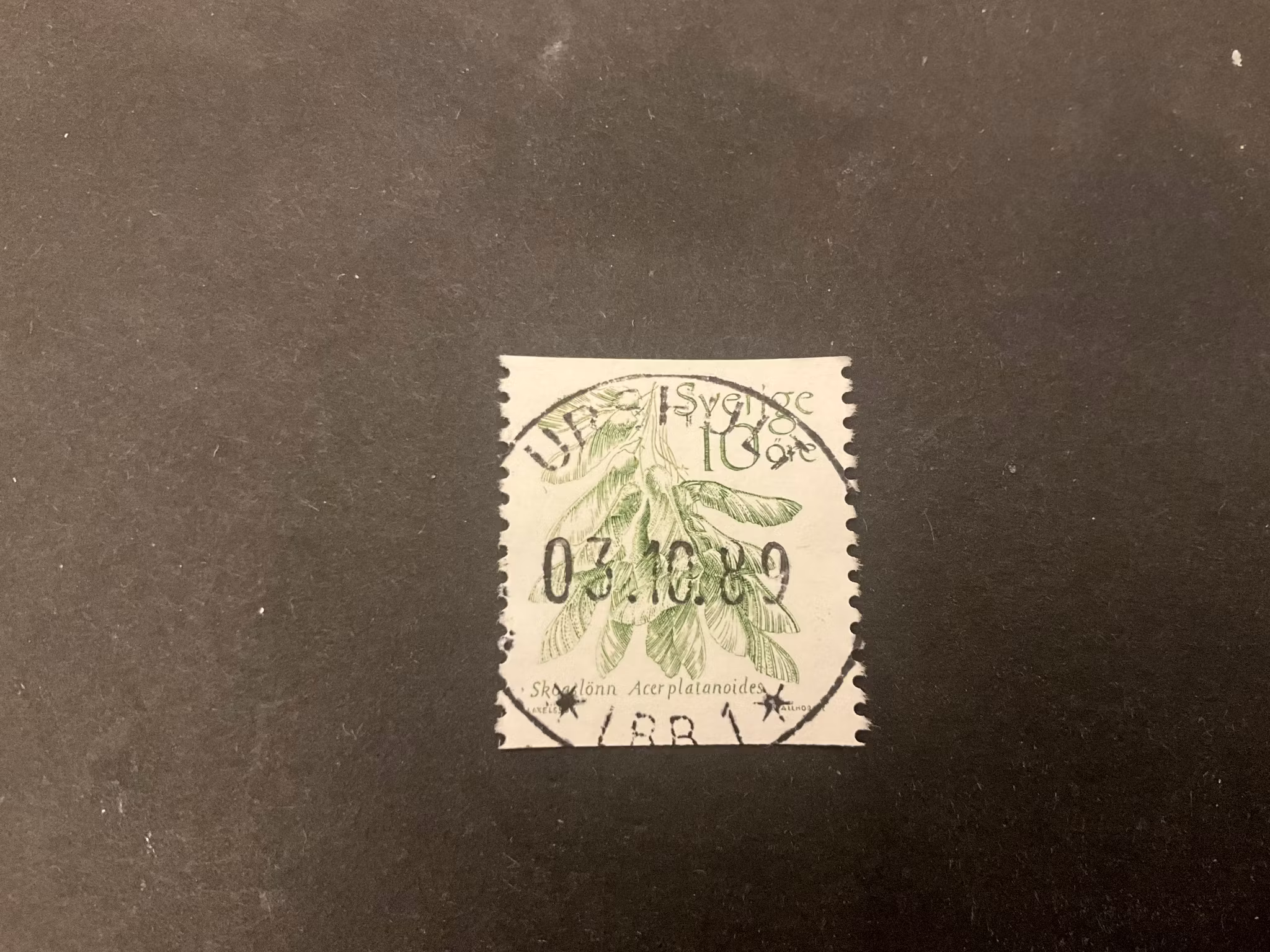 Frukter facit nr 1242 lyxstämplat URSHULT *LBB1*