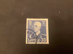 Gustaf V 85 pr facit 345 stämplat märke