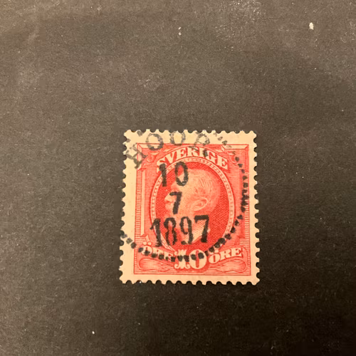 Oscar II facit 54 praktstämplat HÖÖR