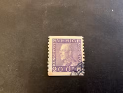 Gustaf V profil vänster facit 179 A med lödskarvslinje