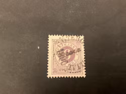 Ringtyp T 13 facit nr 31 stämplat med ” bruten” ram i nederkant