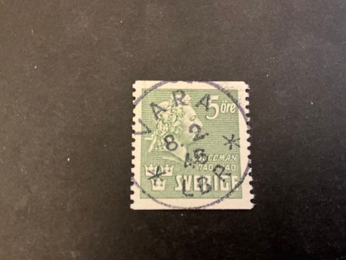 Bellman facit nr 324 A praktstämplat VARA