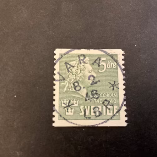Bellman facit nr 324 A praktstämplat VARA
