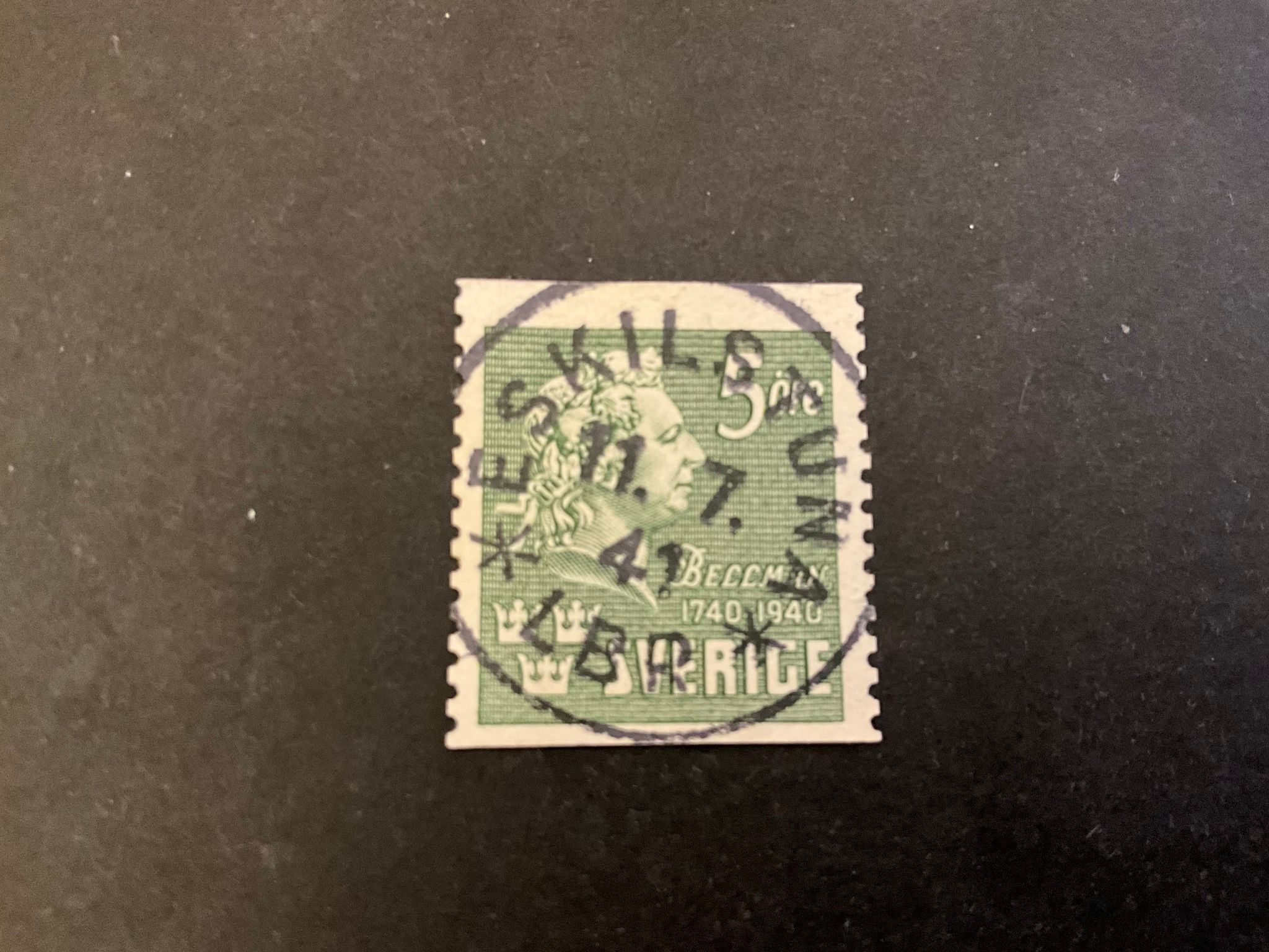 Bellman facit 324 A praktstämplat ESKILSTUNA *LBR*
