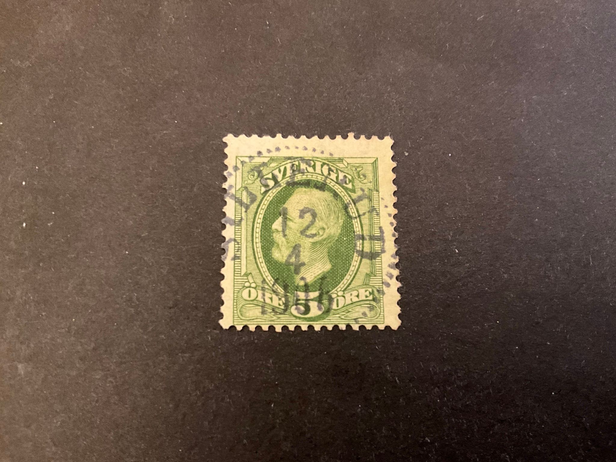 Oscar II facit 52 praktstämplat SILLERUD