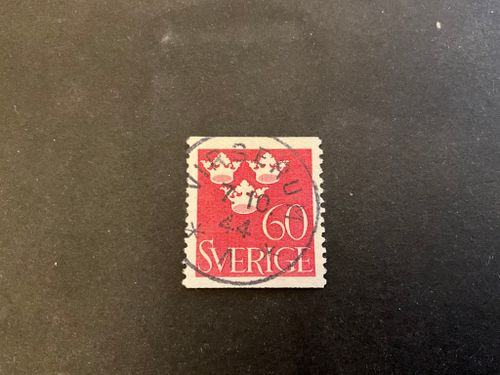 Tre kronor facit nr 286 praktstämplat VIRSERUM