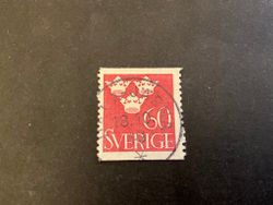 Tre kronor facit 286 praktstämplat DALA-JÄRNA