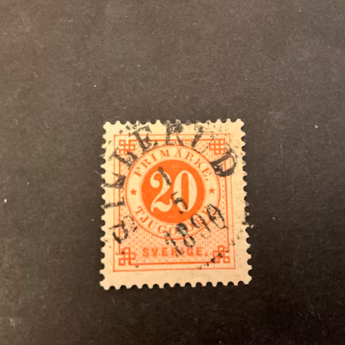 Ringtyp PH facit nr 46 praktstämplat SILLERUD