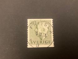 Gustaf VI Adolf facit nr 412 praktstämplat FRITSLA