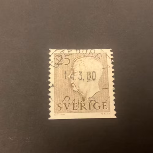 Gustaf VI Adolf facit nr 415 praktstämplat GÖTEBORG 1