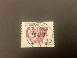 Dryckeshorn facit 973  lyxstämplat FORSVIK, sista dag