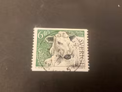 Lantdjur 1 facit nr 1827 lyxstämplat VARBERG 2