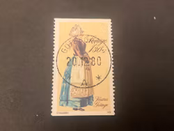Folkdräkter facit nr 1108 lyxstämplat GÖTEBORG 14