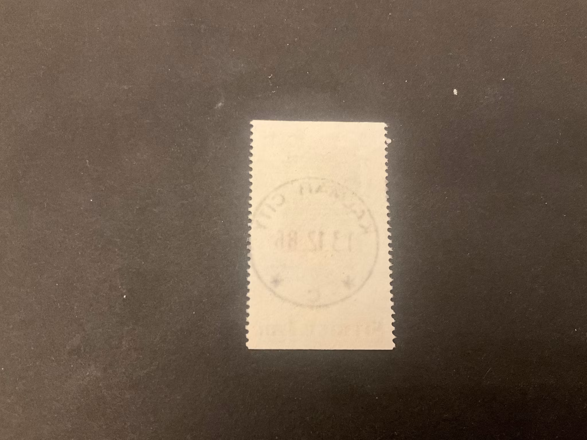 Medeltida bokmåleri facit nr 986 lyxstämplat KALMAR CITY