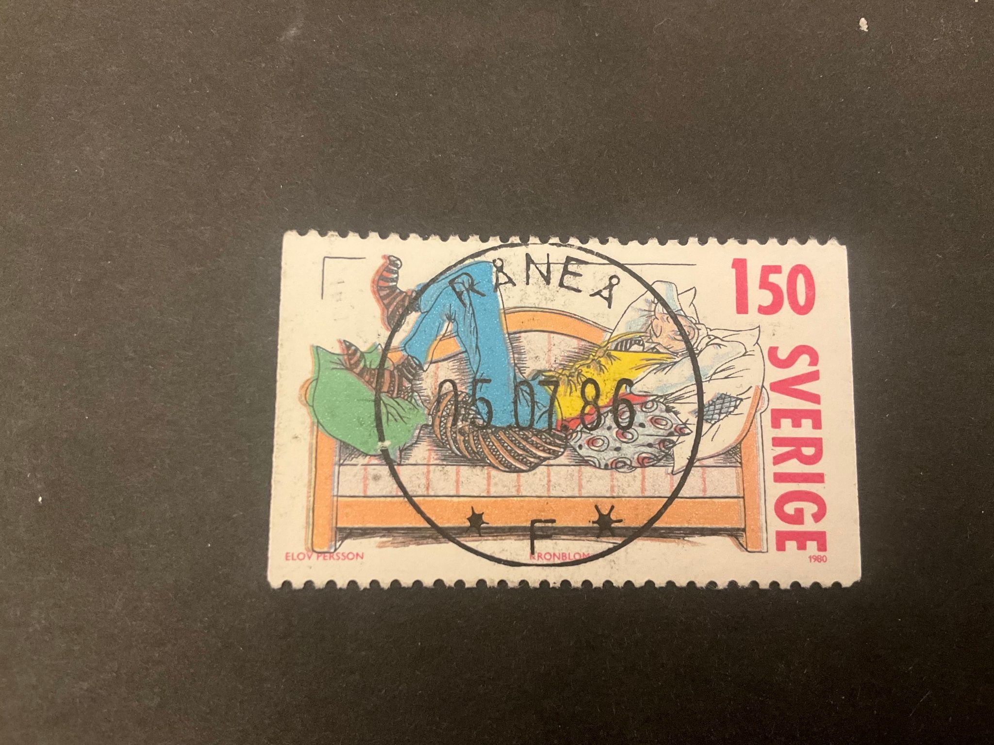 Svenska serier facit nr 1144 lyxstämplat RÅNEÅ
