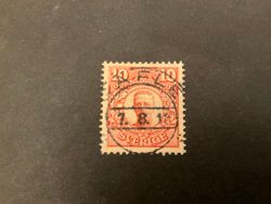 Gustaf V i medaljong facit nr 82 lyxstämplat GÄFLE