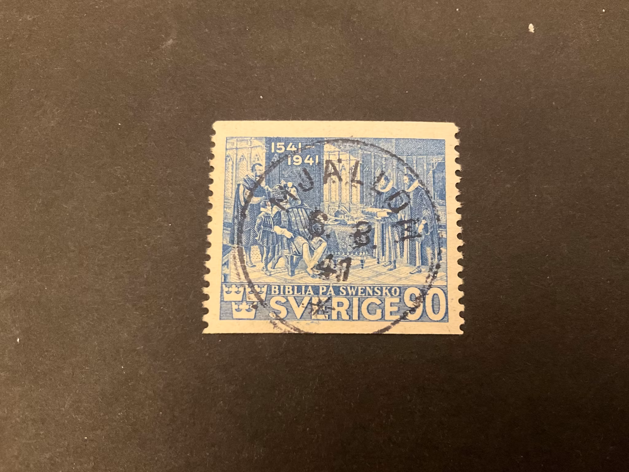 Bibeln facit 329 praktstämplat MJÄLLOM