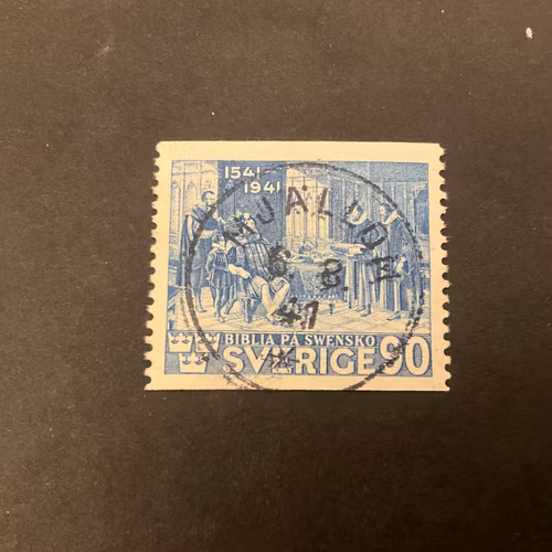 Bibeln facit 329 praktstämplat MJÄLLOM
