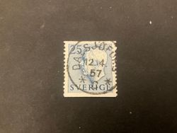 Gustaf VI Adolf typ I facit 406 A praktstämplat DALSJÖFORS