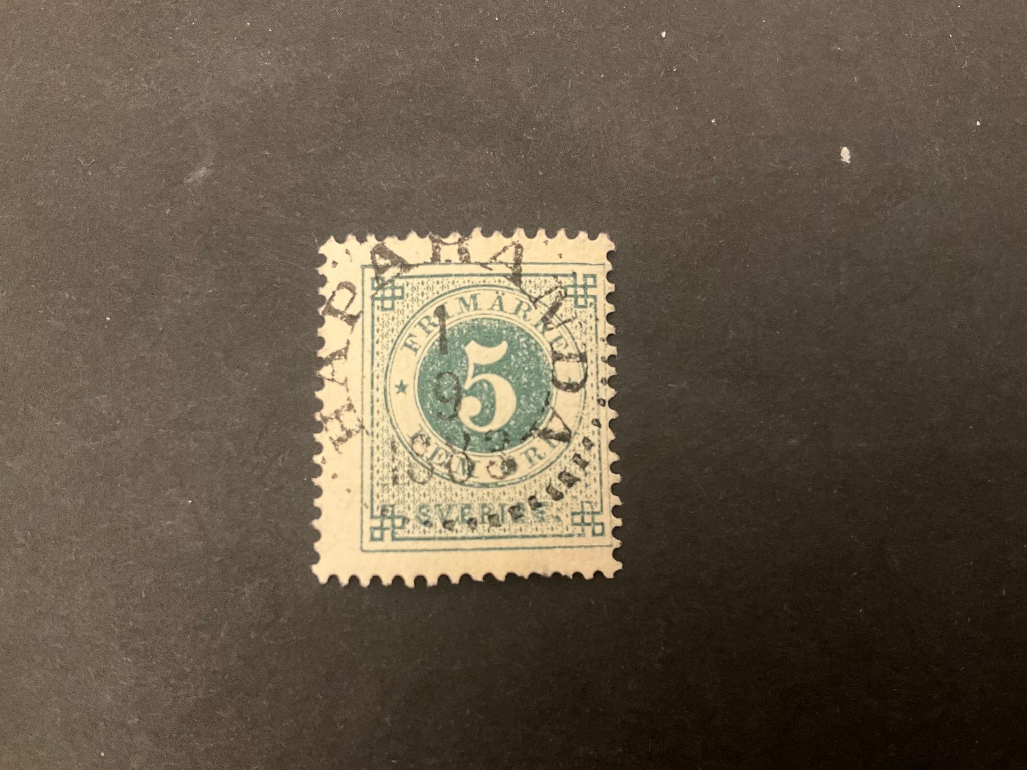Ringtyp T 13 facit 30 praktstämplat HAPARANDA