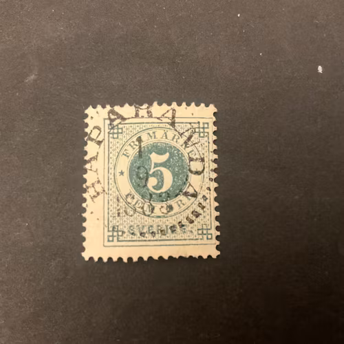 Ringtyp T 13 facit 30 praktstämplat HAPARANDA