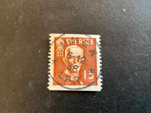 Gustaf V 80 år facit nr 267 A praktstämplat UMEÅ